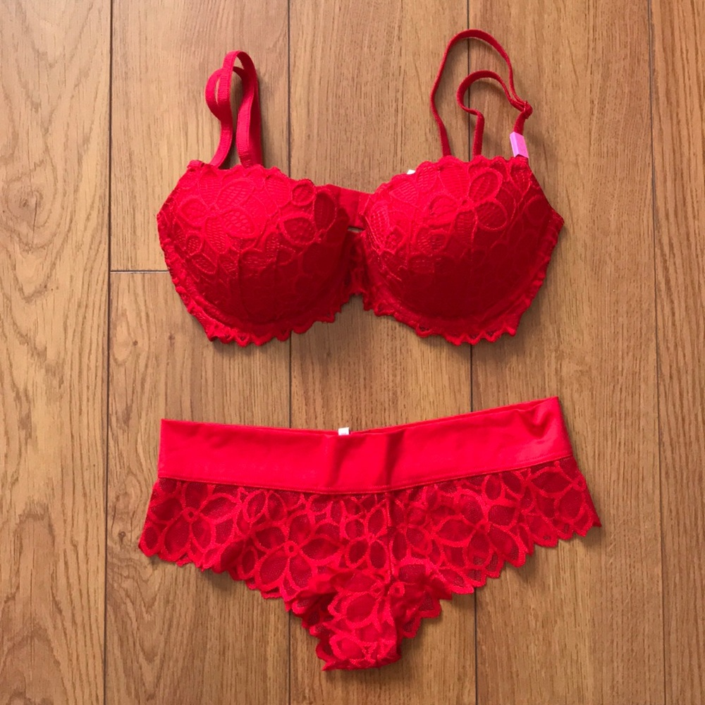 Matching Bra and Panty Set